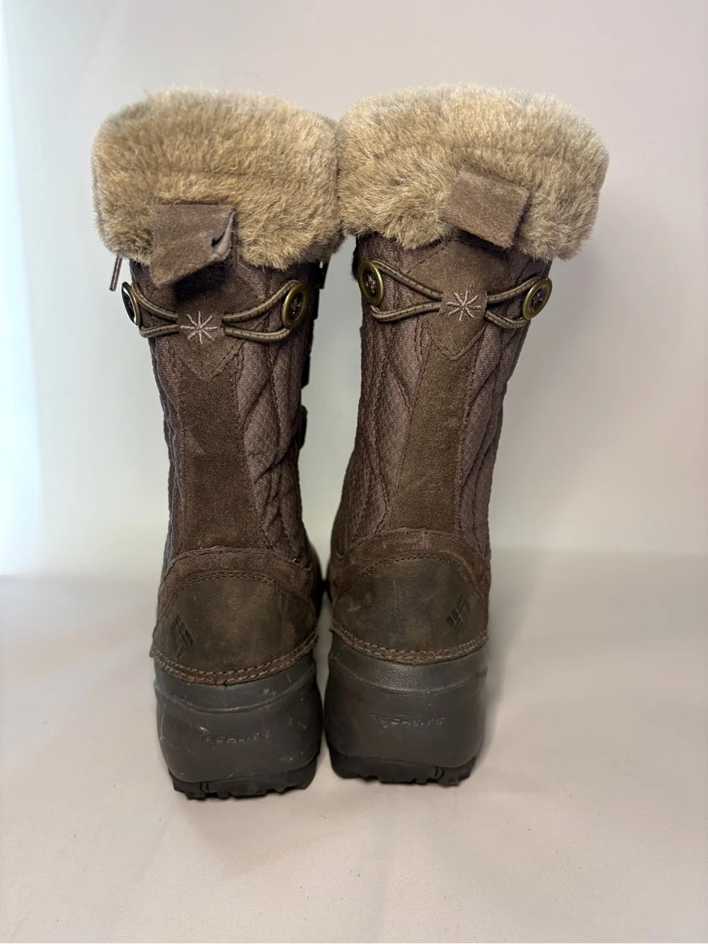 Columbia Sierra Summette Women's Winter Boots Size 7.5 - Brown Waterproof NWOB